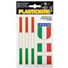 4R Quattroerre.it Quattroerre 5702 Adesivi Rifrangenti Plasticker Italia Scudetto e Stripe