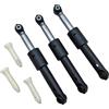 LICHTBLAU Ammortizzatori Lavatrice Bosch SUSPA 11051551 00742719 80N 8/14 mm Antivibrazione Set 3 Pezzi Ricambio Smorzatore Vibrazioni