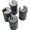 ACC Parts Set di 4 boccole per cerniere del cofano compatibile con Land Rover Serie 3 Defender 1983-2006 modelli PUMA - boccole di ricambio - OEM 346849