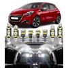 BMT xms Kit di Luci LED per Interni per Peugeot 208 I 2012-2019, Lampadine LED per Interni Auto e Camion 6000K Bianco Luminoso