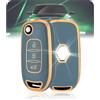 LELNOOS Cover Chiave Auto, Silicone Custodia Chiave Protettiva Copri Chiavi per Renault Clio 5 Twingo 3 Kangoo 3 Megane 4 Trafic 3 Captur Express Kadjar Dacia Duster Dokker Sandero Stepway Stepway