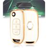 LELNOOS Cover Chiave Auto, Silicone Custodia Chiave Protettiva Copri Chiavi per Renault Clio 5 Twingo 3 Kangoo 3 Megane 4 Trafic 3 Captur Express Kadjar Dacia Duster Dokker Sandero Stepway Stepway