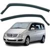 AirFlux Set di 2 deflettori d'aria compatibili con MERCEDES-BENZ VITO VIANO W639 2004 2005 2006 2007 2008 2009 2010 2011 2012 2013