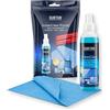 SUBTAN Set di pulizia display - 100 ml spray display + panno premium 30 x 38 cm per smartphone, tablet e touchscreen