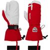 Hestra Guanti Heli Ski 3-Finger Donna/Uomo - da donna sci uomo con fodera, Chiusura a strappo Inverno autunno/inverno - 7 HS rosso