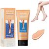 KUIRUNRX Trucco per le Gambe Impermeabile, Lozione per il Trucco Delle Gambe, Fondotinta impermeabile per il Trucco del Corpo, Copertura del Tatuaggio (Wheat, 118ml)