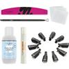 Mylee Take Off Kit - Set Completo per Rimozione di Smalto Gel Semipermanente - Acetone, Clip Riutilizzabili, Salviette per Unghie, Lima per Unghie, Penna con Olio per Cuticole e Raschietto per Smalto