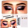 Penubuy Tavola Viso per Pratica Trucco, Tavola Viso Manichino in Silicone per Trucco per Forniture Artistiche con Pennelli Ciglia Strass Adesivo-HF&Wheat