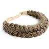 TOECWEGR Fascia per capelli con extension intrecciata classica spessa larga intrecciata da matrimonio soffice trecce parrucca donna ragazza accessorio di bellezza (Marsbraten)