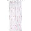 Home fashion 48107-807 - Tenda avvolgibile con Passanti, in Voile Stampato, 245 x 140 cm, Colore: Rosso