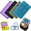 YEAMLTE Ghiaccioli Morbidi Riutilizzabili per Borsa Frigo - Set da 4, 10 x 15 cm, Mini Ghiaccioli Refrigeranti per Lunch Box, Borse Termiche, Picnic, Campeggio ed Escursionismo