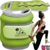 Nordic Lifting Pesi per caviglie/polso (1 paio) per donne, uomini e bambini - Peso completamente regolabile per le braccia - Ideale per camminare, correre, ginnastica - di Nordic Lifting™ - (Verde, 1 libbra)