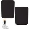 Sinbana 2pz Parastinchi Snowboard, 17x12x0,5cm Parastinchi Sci Tagliabili Attrezzatura Protettiva per Sci e Snowboard per Uomini Donne e Giovani(Nero)