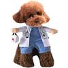 xiaoyu Cucciolo di Cane Gatto Costume di Halloween, Costume Stile Medico, Medico Casella di Medicina Cappotto per la Festa Cosplay Gatto Cane, L