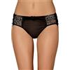Axami Women's Mutandine Nero-Argento Taglia XL