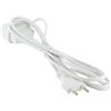 CHACON Prolunga 6 A, 2 mm, colore: bianco, HO3VVH2-F, 2 x 0,75 mm