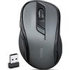 Rapoo M500 Silent souris Droitier RF sans fil + Bluetooth Optique 1600 DPI