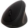 Q-CONNECT Mouse ergonomico verticale senza fili 2.4GHz/6 pulsanti/Include 2 batterie AAA/Per destrimani/Clic Silenziosi/Nero/Gaming/per PC, Computer, Laptop, Mac