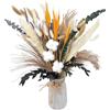 SUNXBUK 103 Pezzi Fiori Secchi Decorativi,33-43 cm Fiori Decorativi per Vasi,Lavanda Essiccata,Erba di Pampa,per Veilweed per Bomboniere,Matrimonio,Decorazione Della Casa,Fai Da Te e Partito