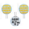 ShuoHui Lampadina a LED G4, luce bianca neutra, 3 W AC/DC 12 V, 4000 K, 400 lm, ricambio per lampadine alogene da 30 W, LED G4, piccola lampadina a perno (2)