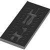 Wera 9827 Termoformato in spugna 8007 A VDE set di chiavi a cricchetto VDE 1, 1/4, senza utensili, 172 x 30 x 392 mm