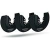 Rockwell rw8928.3 Sonicrafter 3 - 1/20,3 cm semicerchio HSS lama con universale Fit System, 3-pack