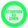 THIRARD - Safety sign diameter 80 mm with adhesive