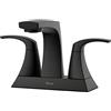 Pfister Karci - Rubinetto per lavabo da bagno, con 2 maniglie, 10,2 cm, colore: nero opaco