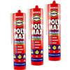 BOSTIK Poly Max Original Express colla di montaggio e sigillante universale super rapido e super forte cartuccia 425g bianco (Confezione da 3)