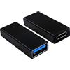 Duttek Adattatore da USB C a USB 3.0 Femmina, Compatibile Con iPhone 11, Google Pixel, Samsung Galaxy S20, Huawei, Moto (Nero) 2 Pezzi