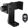 AFAITH Adattatore Universale per Asta Selfie Treppiede Monopod per iPhone 17 16 15 14 13 12 11 10 9 XS 8 Plus e Altri Cellulari Incluso Telecomando Bluetooth