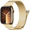 KOZRFEYA Cinturino Acciaio inox Compatibile con Apple Watch Ultra 49mm/46mm/45mm/44mm/42mm/41mm/40mm/38mm, Cinturino Magnetica Compatibile con iWatch Ultra 2/Series 10/9/8/7/6/5/4/3/2/1/SE