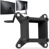 3IDEE Adattatore VESA Compatibile Con Monitor Samsung LED Curved (C24FG70, C24FG73, C27FG70, C27FG73, LC24FG70, LC27FG70) - Attacco 75x75 mm - Per Monitor Senza Opzione Di Montaggio