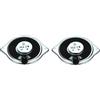 QUARKZMAN 1Pz 2W 8 Ohm Mini Altoparlante-Guscio Auricolare Metallico Interno Micro Magnete Speaker Per Piccoli Altoparlanti-DVD EVD Multimediale Mobile Radio
