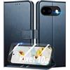 Mofurd Cover per Google Pixel 10a Libro in Pelle PU, [con 2 Pezzi Pellicola Vetro Temperato] Custodia Portafoglio Antiurto [Blocco RFID] [Funzione di Supporto] [Slot Schede], Blu