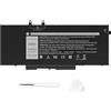 ASUNCELL 7.6V/68Wh 4GVMP Batteria del computer portatile per Dell Latitude 5400 E5400 5500 E5500 Series, Dell Precision 3540 M3540 Series, Dell Inspiron 7590 7591 7791 2-in-1 Series, 4GVMP 1V1XF R8D7N