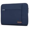CASEZA Custodia per PC Portatile 15-15.6 Pollici Blu London Borsa per Notebook 15 Dell HP Toshiba Acer ASUS Lenovo e altri - Custodia Resistente all'Acqua per Portatili 15 con Due Tasche