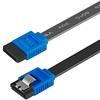 BENFEI Cavo SATA III, cavo BENFEI SATA III 6 Gbps dritto HDD SDD cavo dati con chiusura di bloccaggio 18 pollici compatibile per SATA HDD, SSD, driver CD, masterizzatore CD