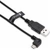 Keple Cavo micro USB ad angolo retto di ricarica e sincronizzazione compatibile con TomTom GO 40/50/500/5000/5100/600 Sistema di navigazione GPS | Cavo da 1 m