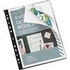 Viquel - Pouch perforate per raccoglitori A4 - Porta documenti a 40 fogli - Nero