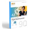Sidi Global Market Fogli A3 90g, Carta per Stampante Laser e Inkjet, Carta Bianca per Stampare, Scrivere o Disegnare, Fogli DIN A3 297x420 mm Uso Professionale, Risma di Carta per Ufficio e Casa - SIDI (90g, 50 fogli)