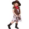 HENBRANDT D/UP CHILD COWGIRL SMALL 4-6 YRS