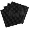Stein-Experte Lego® 16 x 16 pannelli da costruzione, colore nero, 4 pezzi, stabili, versatili e montabili su entrambi i lati