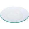 Mipcase Coppetta diffusore in vetro trasparente per lampada accessorio pratico e decorativo per olio essenziale bruciatore, riscaldatore piatto
