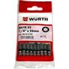 Wuerth Würth 10 viti TX25 da 1/4 x 26 mm, TX 25 C, 6,3, testa esagonale 06143125