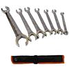 FAST WORLD SHOPPING ® Set 7 Chiavi Esagonali Testa Aperta Raccordi Freni Tubi Idraulici Con Raccoglitore