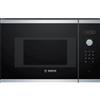 Bosch Forno Microonde da incasso 20 Litri Altezza 38 cm Nero Finiture Inox Serie 4 Bosch BFL523MS0