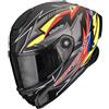 SCORPION Casco EXO-RACE AIR MOVE ON Nero Rosso Giallo SCORPION