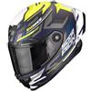 SCORPION Casco EXO-RACE AIR KOBRA Blu Giallo Opaco SCORPION