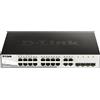 D-Link Switch di rete D-Link DGS-1210-20 Gestito L2 Gigabit Ethernet (10/100/1000) 1U Nero [DGS-1210-20]